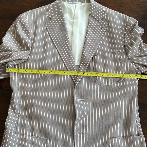 Canali cotton Italian jacket. - Picture 4 of 7